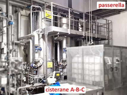 Sistema di stoccaggio prodotti chimici usato