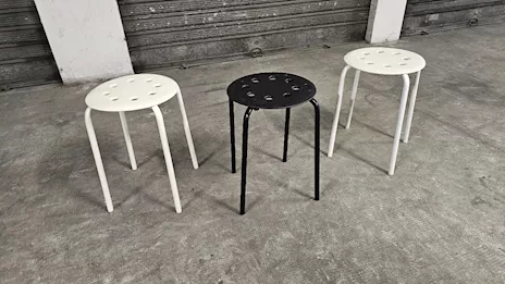 Set 3 sgabelli sedie Ikea marius - Anteprima 1
