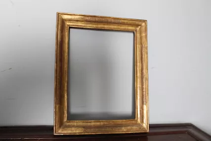 Antica Cornice Carlo X primi 800 foglia oro . Mis 73 x 57 (U, ottimo stato - Anteprima 1