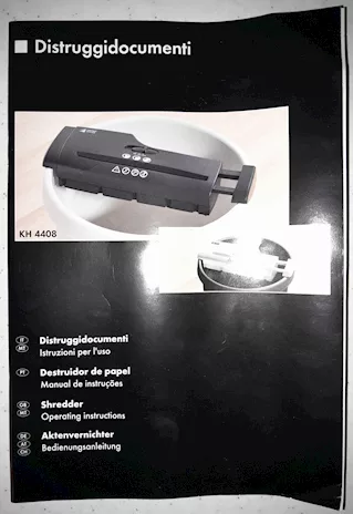 Distruggidocumenti tagliacarte per casa, ufficio, marca UNITED OFFICE - Foto 4