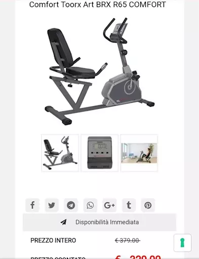 Cyclette Toorx