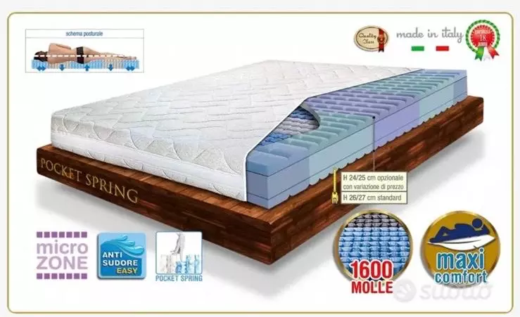 Foto 5 Letto matrimoniale king size (per dormire) + materasso, come nuovo
