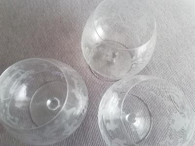 Bicchieri da brandy in vetro di murano anni 40/50