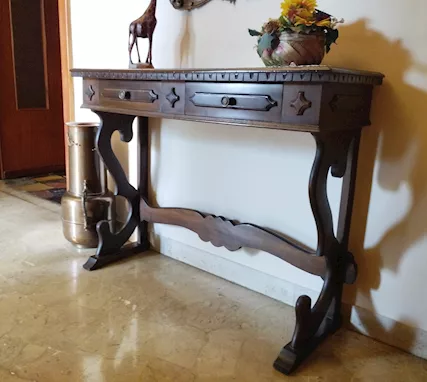 Mobile Ingresso Consolle legno massello classico