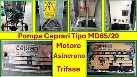 Pompa Caprari Tipo MD65/20 Carrellata