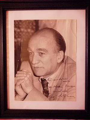 Autografo con Dedica Giorgio Almirante