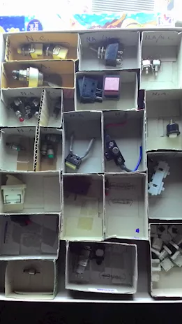 Materiale vintage per hobby elettronica