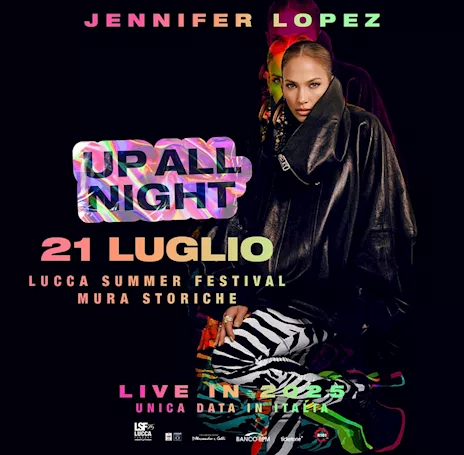 2 Biglietti Jennifer Lopez 21 Luglio Lucca