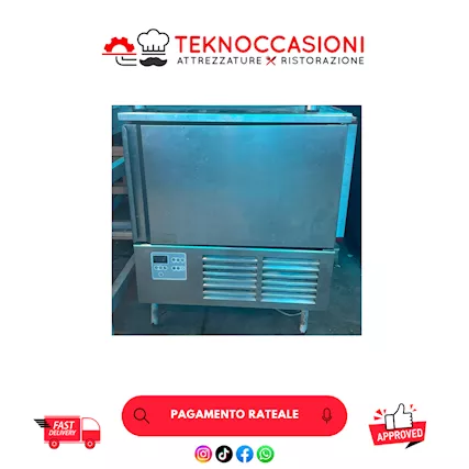 Abbattitore 5 teglie gn1/1 80x70x97