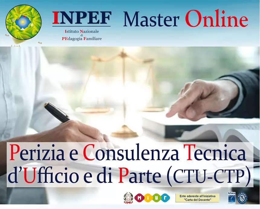 Master in Perizia e Consulenza Tecnica (CTP-CTU)