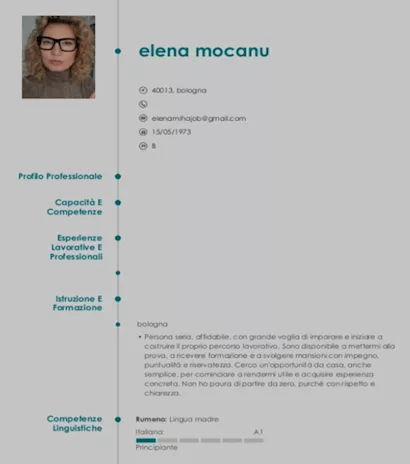 Cerco lavoro come badante in convivenza