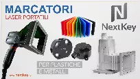 Marcatori laser portatili per materie plastiche
