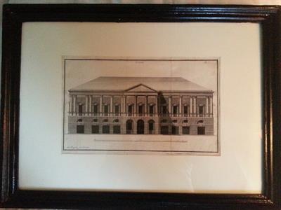 Architettura_Quadro con stampa antica del Palladio