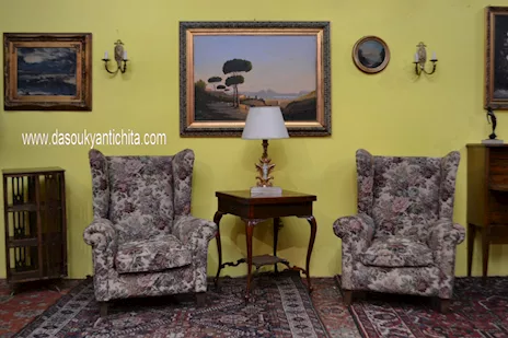 Coppia di poltrone Bergère anni 60