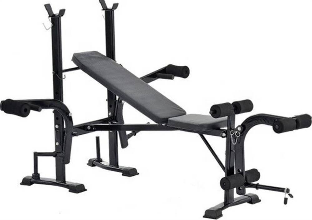 Panca Pesi Multifunzione VirtuFit Deluxe – Regolabile 7 Posizioni, Carico 220 Kg, Con Moduli Per Gambe E Addominali
