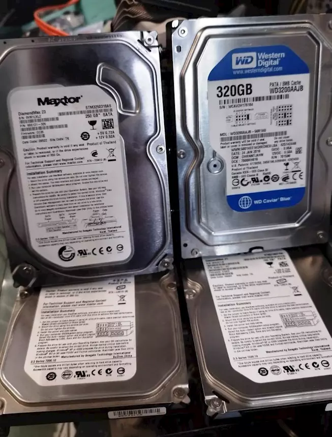 Hard disk PC funzionanti - 250 GB e 500 GB - 24212