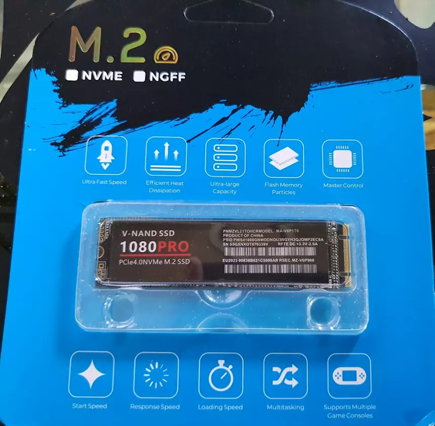 NGFF SSD M.2 da 4TB, nuovo