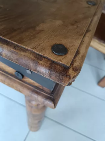 Tavolo legno + 4 sedie legno massello