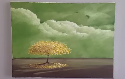 Tree of Life quadro olio su tela