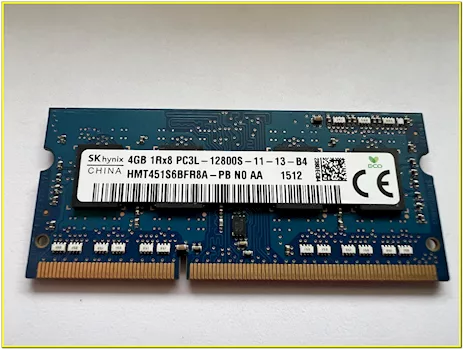 Memoria RAM SODIMM DDR3 1 x 4gb SKhynix