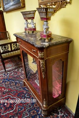 Servante-credenza a vetrina stile Napoleone III - Foto 3
