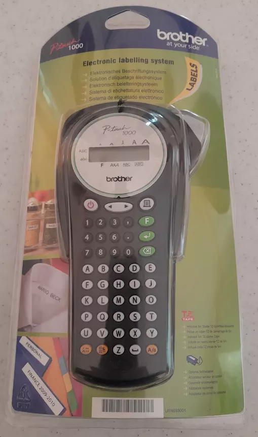 Brother P-touch 1000 stampante per etichette di tutti i colori