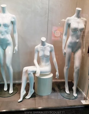 Manichini intero donna senza testa 8788, tipo Manichino, colore Bianco lucido - Anteprima 2