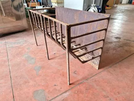 Braciere in ferro di grandi dimensioni usato - Foto 2
