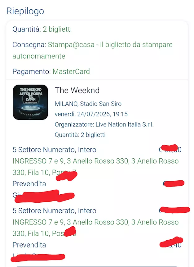 Biglietti concerto The Weeknd