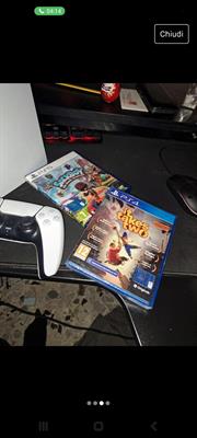 Ps5 + joistik + due giochi