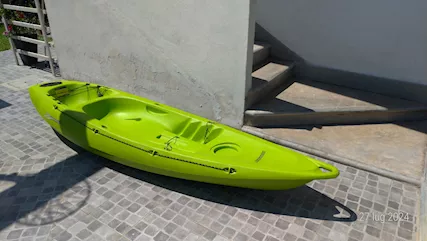 Kayak e carrello trasporto con bici-sellia marina