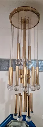 Lampadario sciolari anni 70