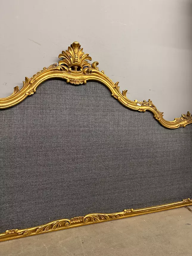 Antica testiera dorata foglia oro '900 - Foto 7