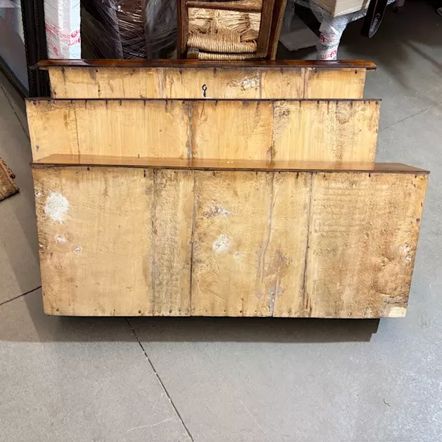 Antico comò cassettone cappuccino Carlo X 1820 in noce - Foto 2