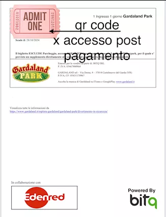 Biglietto gardaland