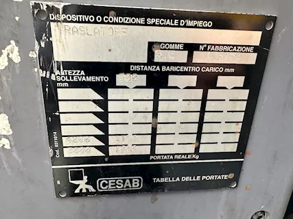 Carrello Elevatore Cesab 12 Q.Li, anno 2001 - Foto 5