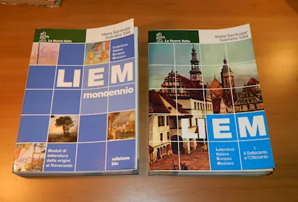 LIEM monoennio edizione blu + Il Settecento e l’Ottocento