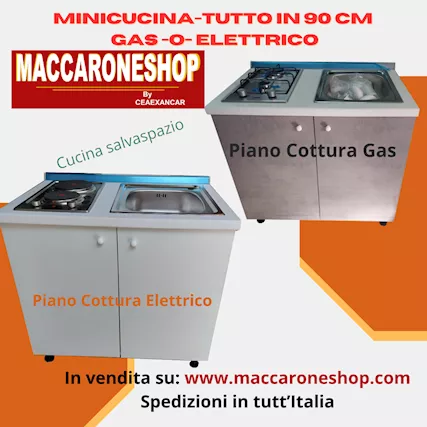 “Minicucina tutto in 90 cm” SPEDIZIONE IN TUTT'ITALIA