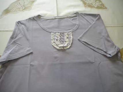 Pigiama Donna tg.L - Pantaloni + Maglietta Maniche Corte, marca Underwear - Foto 2
