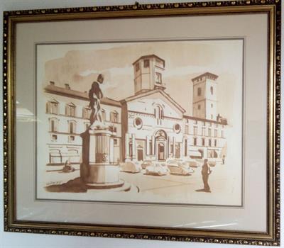 STAMPA ANNI 70 COMPLETA DI CORNICE, in ottime condizioni - Foto 3
