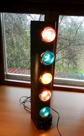Luci psichedeliche 5 lampade