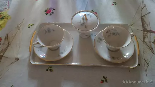 Servizio da caffè per due, in fine porcellana