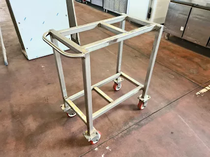 Carrello inox per attrezzatura professionale usato
