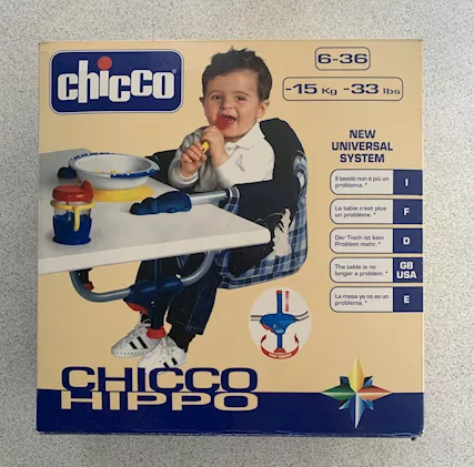 Seggiolino da tavolo Chicco Hippo 6-36 mesi