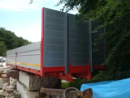 Cassone per camion tre assi