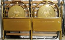 Letto matrimoniale in ottone anni 70