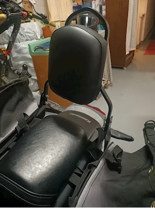 Schienale portapacchi moto Kawasaki Eliminator 500, come nuovo - Anteprima 1