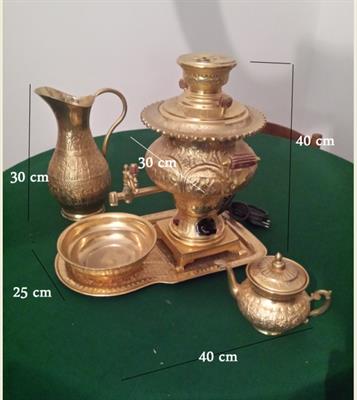 Samaver in Ottine Dorato