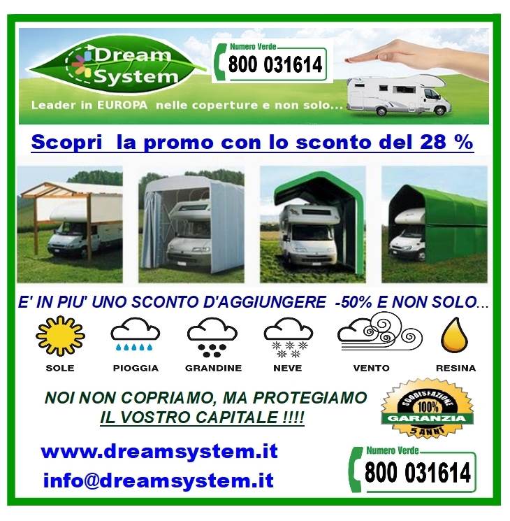 Coperture box per Camper, Auto e antigrandine