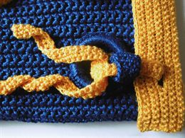 Foto 3 Borsellino portacellulare da collo, colore blu